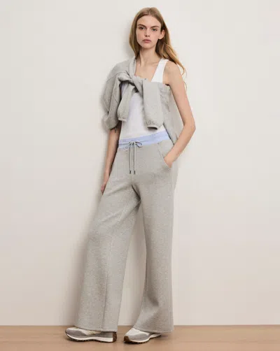 Veronica Beard Ernie Knit Pants In Gray