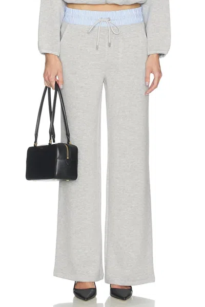 Veronica Beard Ernie Pant In Light Heather Grey In Gray