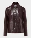 Veronica Beard Essex Dickey Jacket In Plum
