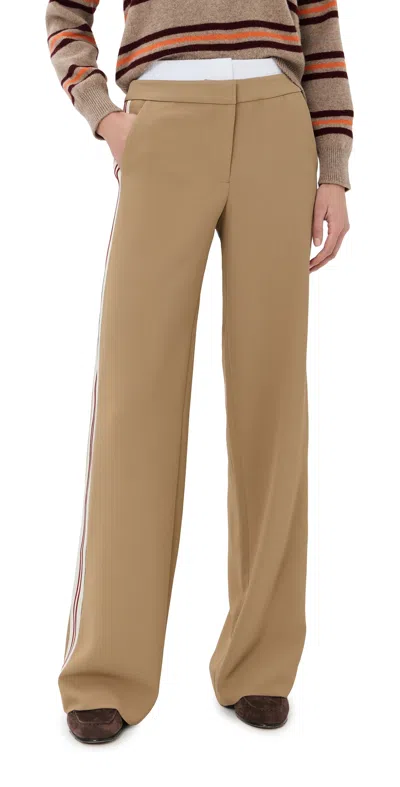 Veronica Beard Eugene Pants Khaki In Neutral