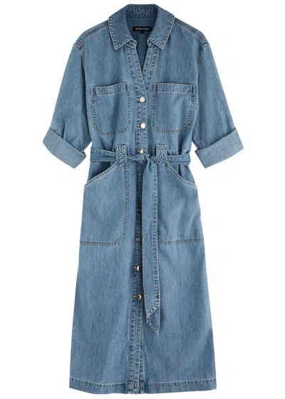 Veronica Beard Evelyn Denim Shirt Dress