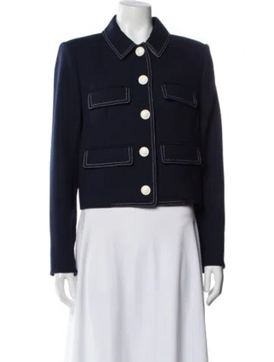 Pre-owned Veronica Beard Evening Jacket In Blue