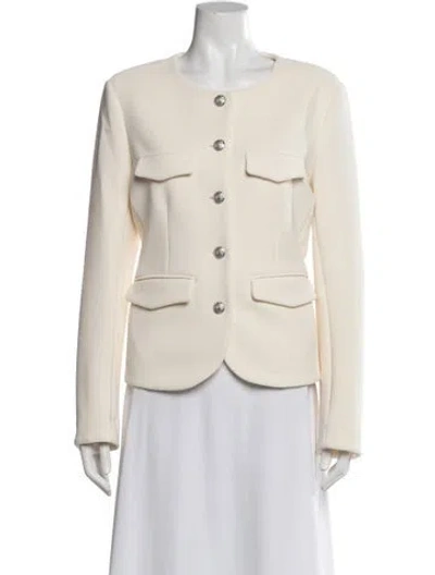 Pre-owned Veronica Beard Evening Jacket In Neutral