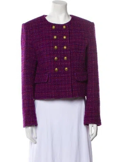 Pre-owned Veronica Beard Evening Jacket In Purple