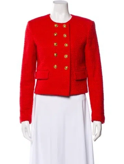 Pre-owned Veronica Beard Evening Jacket In Red