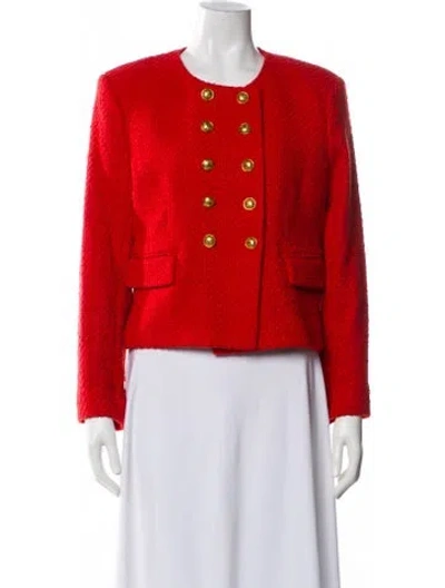 Pre-owned Veronica Beard Evening Jacket In Red