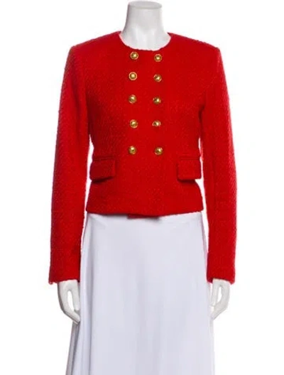Pre-owned Veronica Beard Evening Jacket In Red