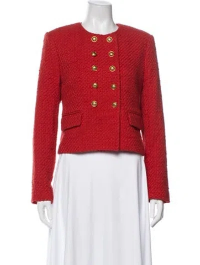 Pre-owned Veronica Beard Evening Jacket In Red