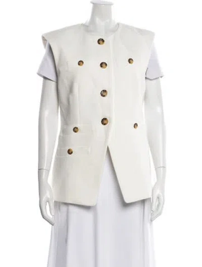 Pre-owned Veronica Beard Evening Jacket In White