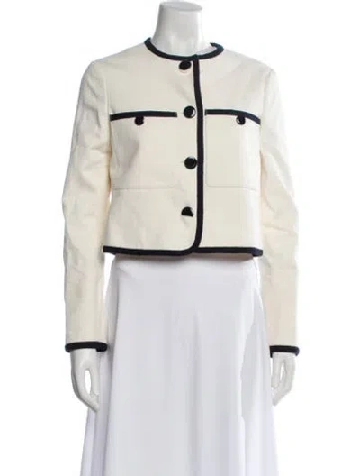 Pre-owned Veronica Beard Evening Jacket In White