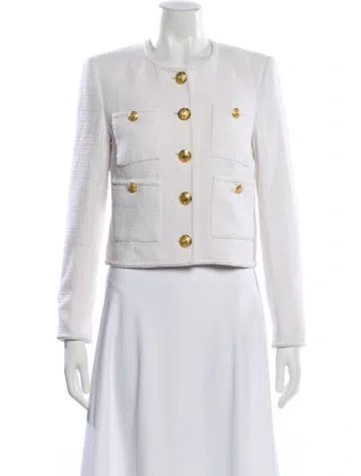 Pre-owned Veronica Beard Evening Jacket In White