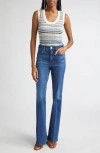 Veronica Beard Ezinna Stripe Knit Tank Top In Neutral