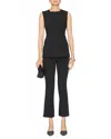 Veronica Beard Faith Structured Top In Black