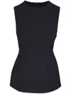 Veronica Beard Faith Structured Top In Black
