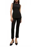 Veronica Beard Faith Top In Black In Black