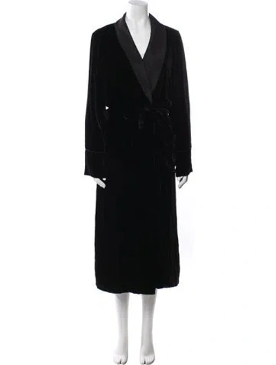 Pre-owned Veronica Beard Faux Fur Coat In Black