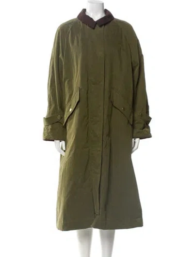 Pre-owned Veronica Beard Faux Fur Coat W/ Tags In Green