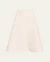 Veronica Beard Fellini Textured A-line Skirt In Dove