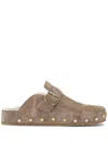 Veronica Beard Fern 2 Genuine Shearling Clog In Neutrals