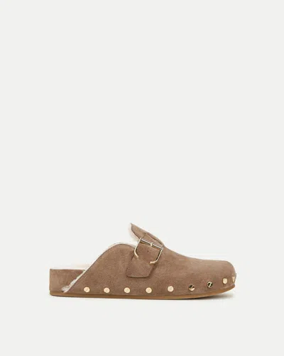 VERONICA BEARD FERN SHEARLING CLOG