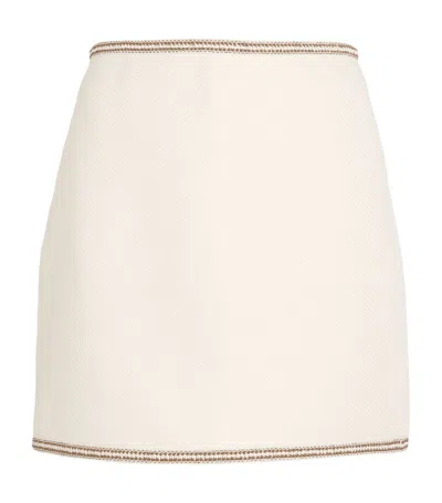 VERONICA BEARD FITTED OHEMIA MINI SKIRT