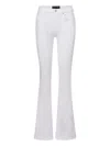 Veronica Beard Flare Five-pocket Jeans In White