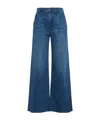 Veronica Beard Flared Denim Trousers In Blue