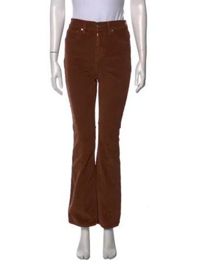 Pre-owned Veronica Beard Flared Pants In Red