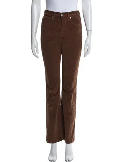 Pre-owned Veronica Beard Flared Pants In Red