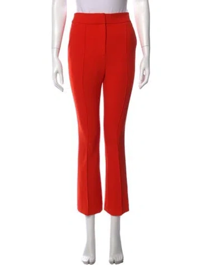 Pre-owned Veronica Beard Flared Pants In Red