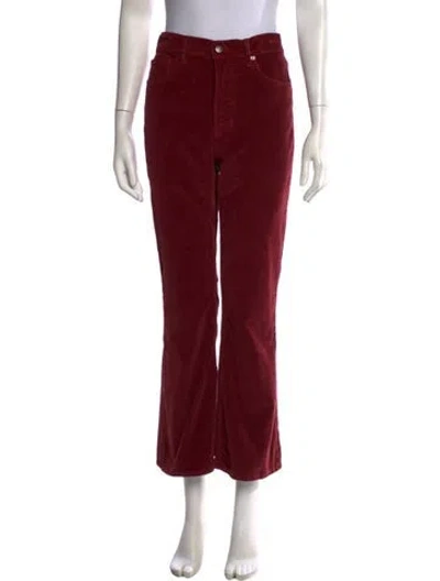 Pre-owned Veronica Beard Flared Pants In Red