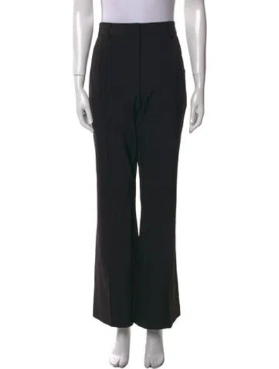 Pre-owned Veronica Beard Flared Pants In Black