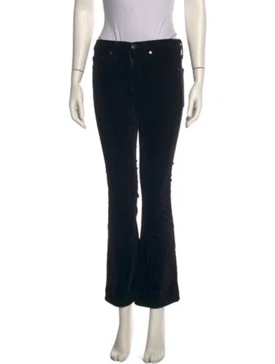 Pre-owned Veronica Beard Flared Pants In Black