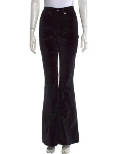 Pre-owned Veronica Beard Flared Pants In Black