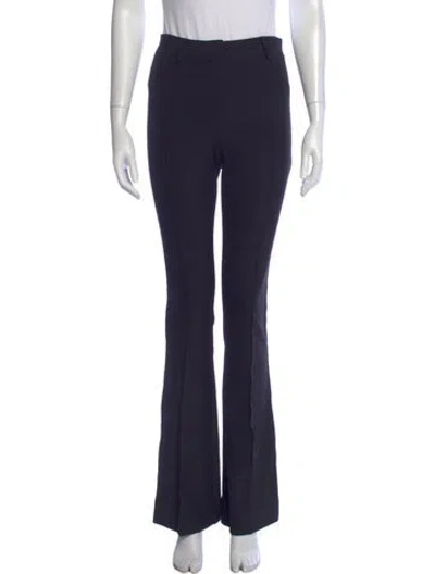 Pre-owned Veronica Beard Flared Pants In Black