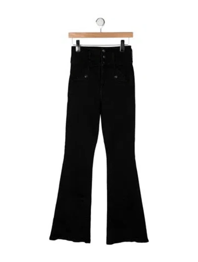 Pre-owned Veronica Beard Flared Pants In Black