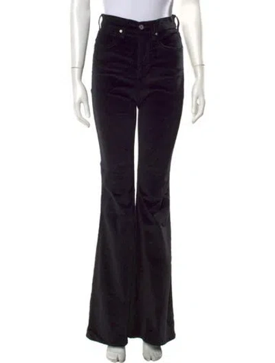 Pre-owned Veronica Beard Flared Pants In Black
