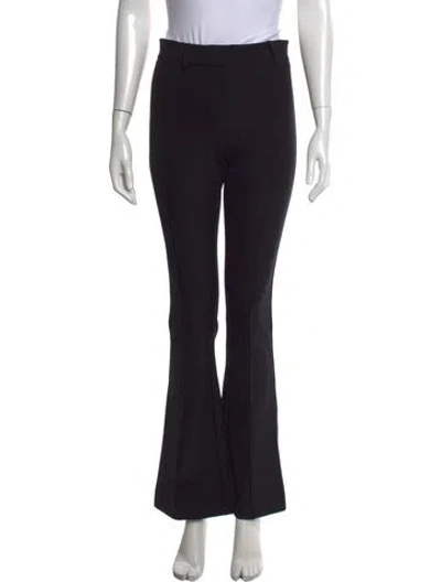 Pre-owned Veronica Beard Flared Pants In Black