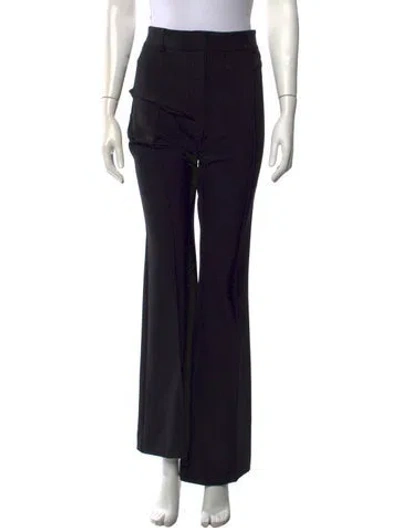 Pre-owned Veronica Beard Flared Pants In Black