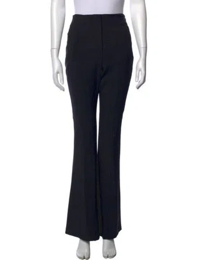Pre-owned Veronica Beard Flared Pants In Black