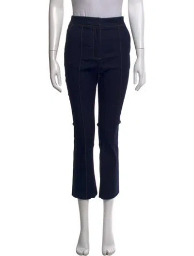 Pre-owned Veronica Beard Flared Pants In Black