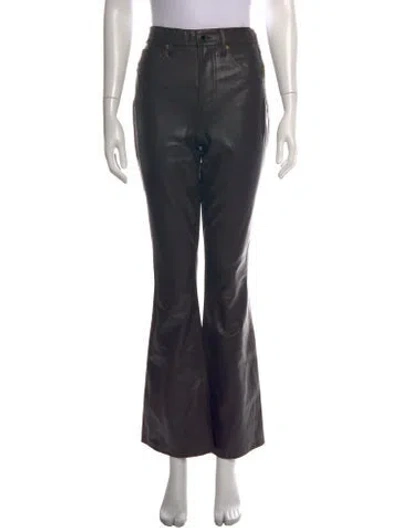 Pre-owned Veronica Beard Flared Pants In Black