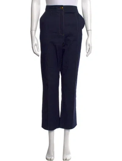 Pre-owned Veronica Beard Flared Pants In Black