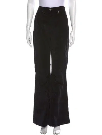 Pre-owned Veronica Beard Flared Pants In Black