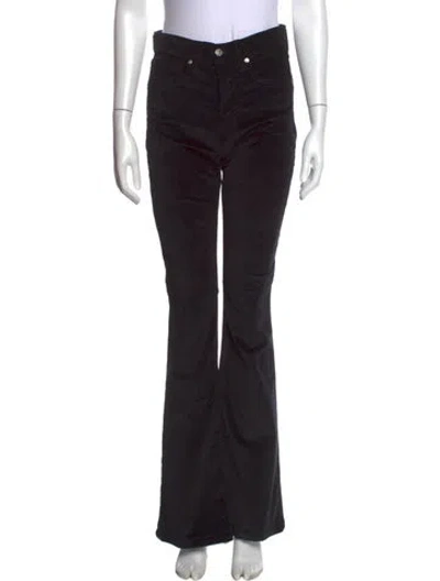 Pre-owned Veronica Beard Flared Pants In Black