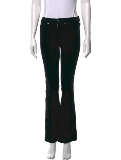 Pre-owned Veronica Beard Flared Pants In Black