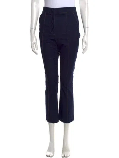 Pre-owned Veronica Beard Flared Pants In Black