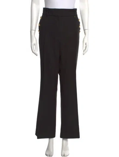Pre-owned Veronica Beard Flared Pants In Black