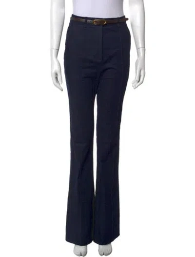 Pre-owned Veronica Beard Flared Pants In Black