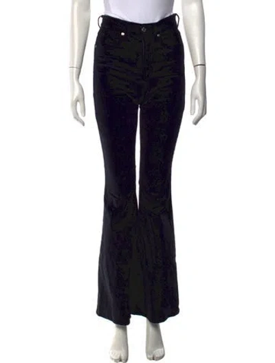 Pre-owned Veronica Beard Flared Pants In Black